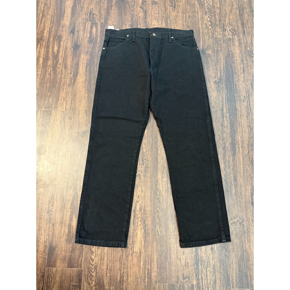 Wrangler Jeans Men's 38x32 1013MWZWK Cowboy Cut Black Western Original Fit NWT